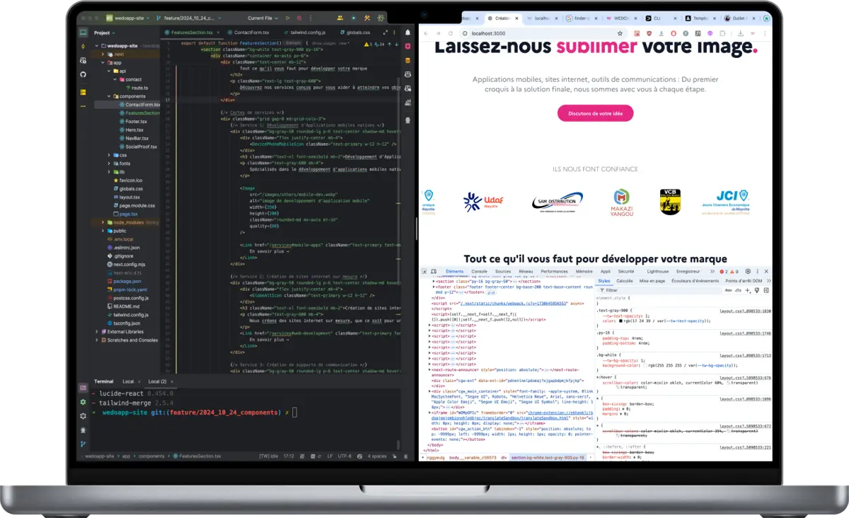 Création de sites internet sur mesure