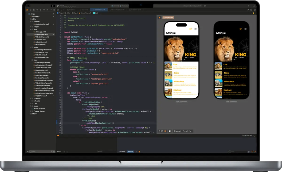 Développement d'applications mobiles sur mesure