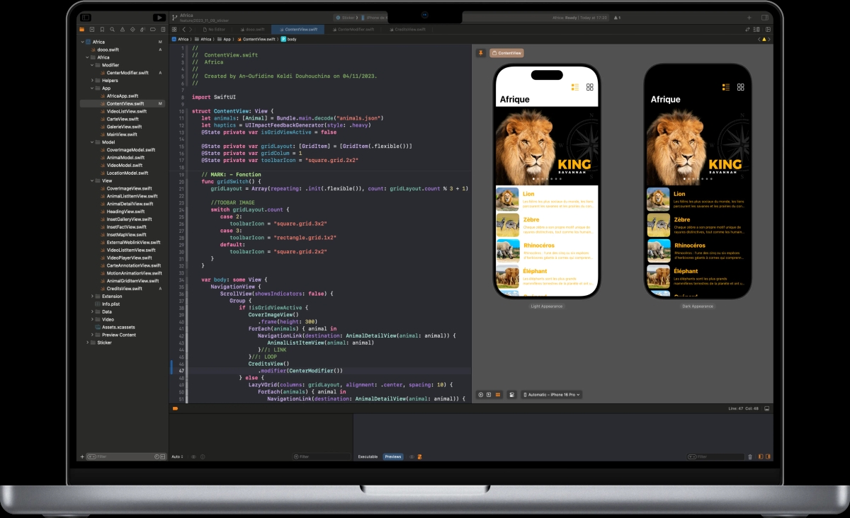 Développement d'applications mobiles sur mesure